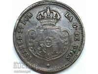 Spain Decima de real 1853 Isabel II 3.86g