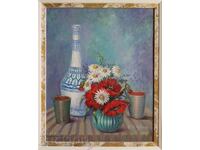 Beautiful painting Still life by E.E. Davis in oils