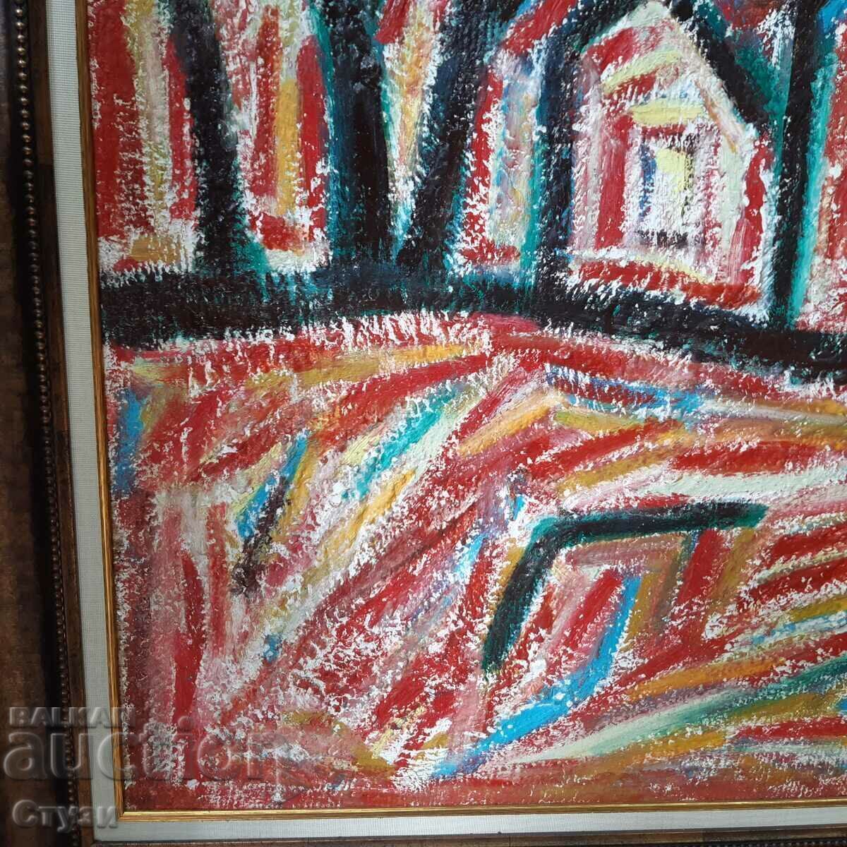 Auction An old painting in the style of Genko Genkov, oil on canvas, 73x94 cm Auction An old painting in the style of Genko Genkov, oil on canvas, 73x94 cm