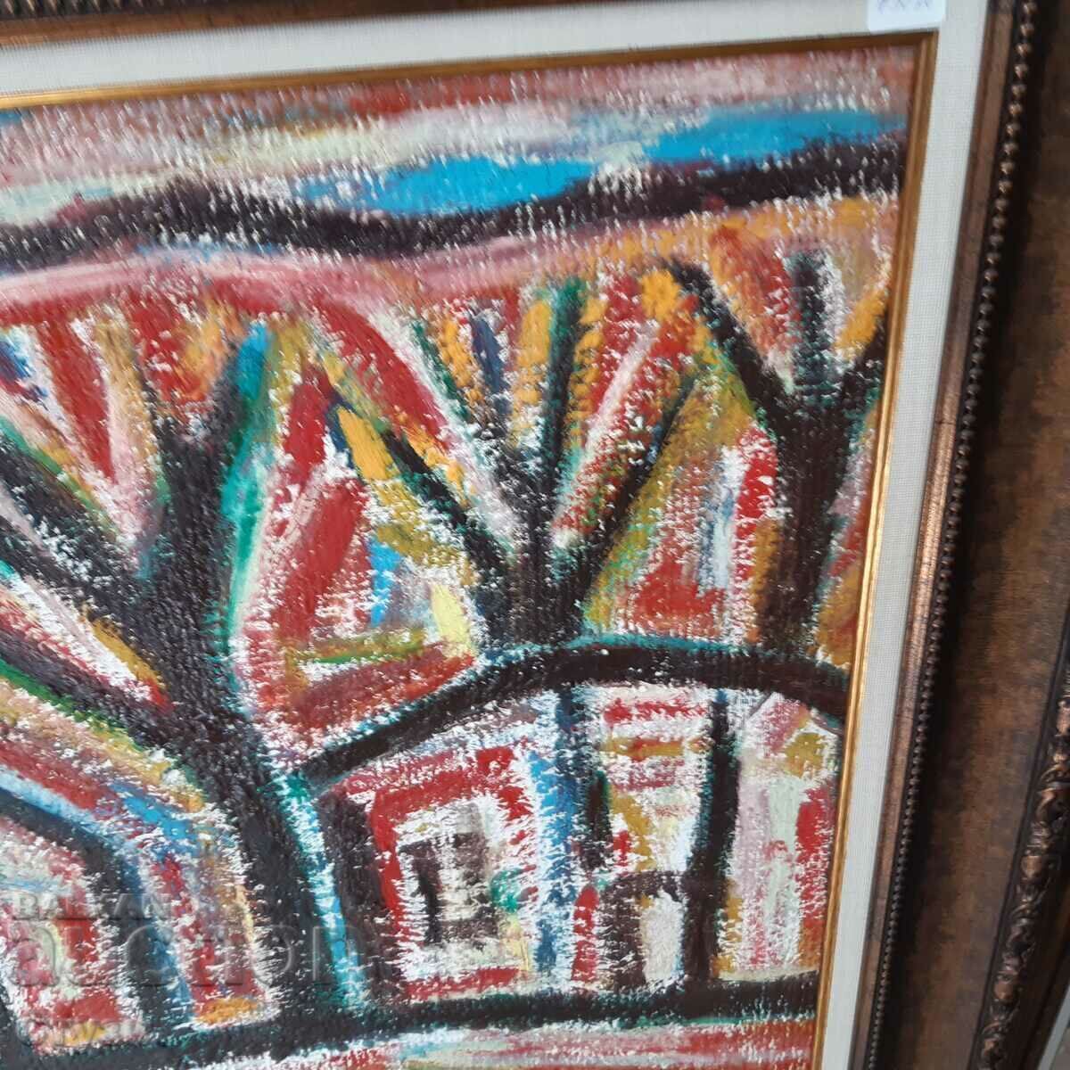 An old painting in the style of Genko Genkov, oil on canvas, 73x94 cm - 5 An old painting in the style of Genko Genkov, oil on canvas, 73x94 cm - 5