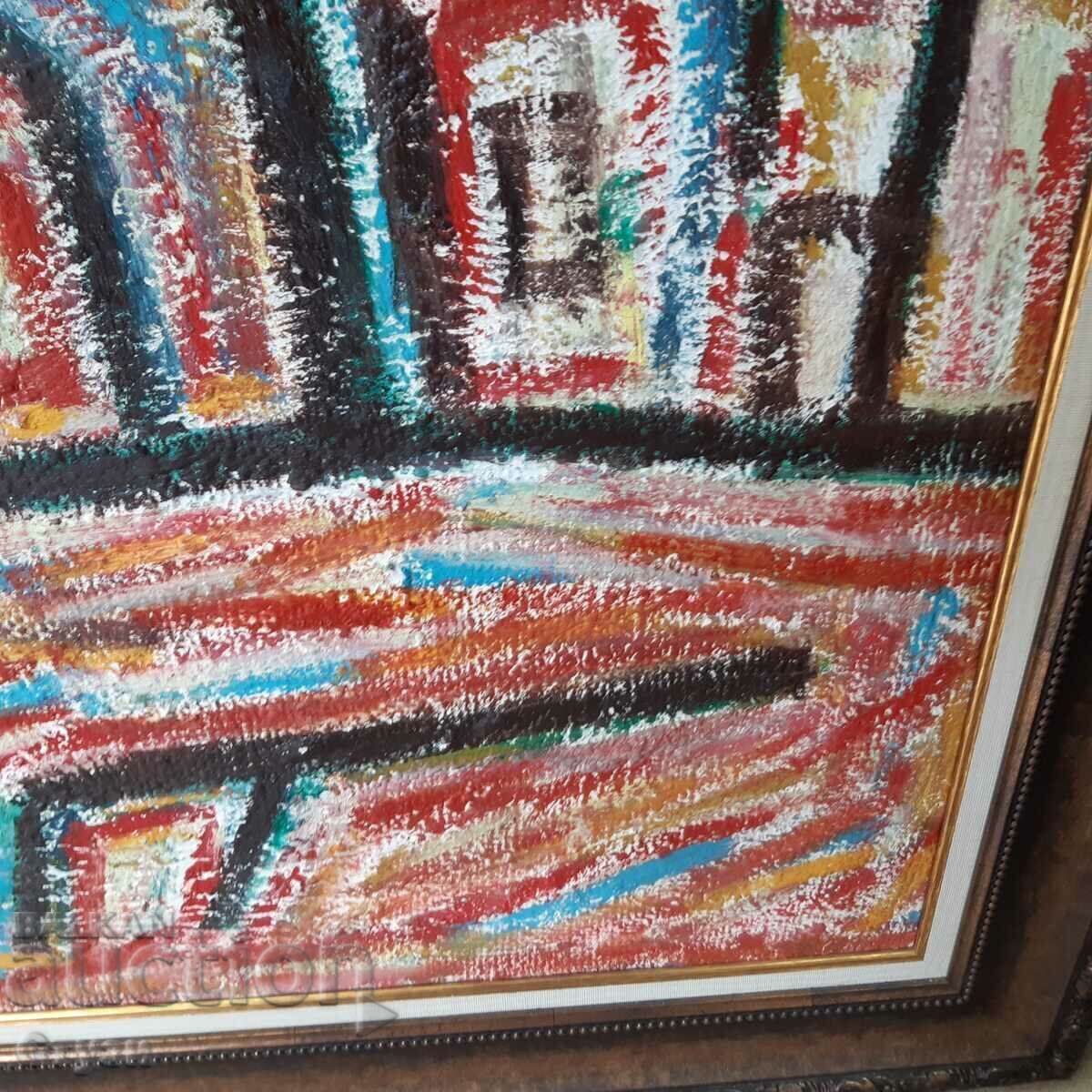 An old painting in the style of Genko Genkov, oil on canvas, 73x94 cm - 6 An old painting in the style of Genko Genkov, oil on canvas, 73x94 cm - 6