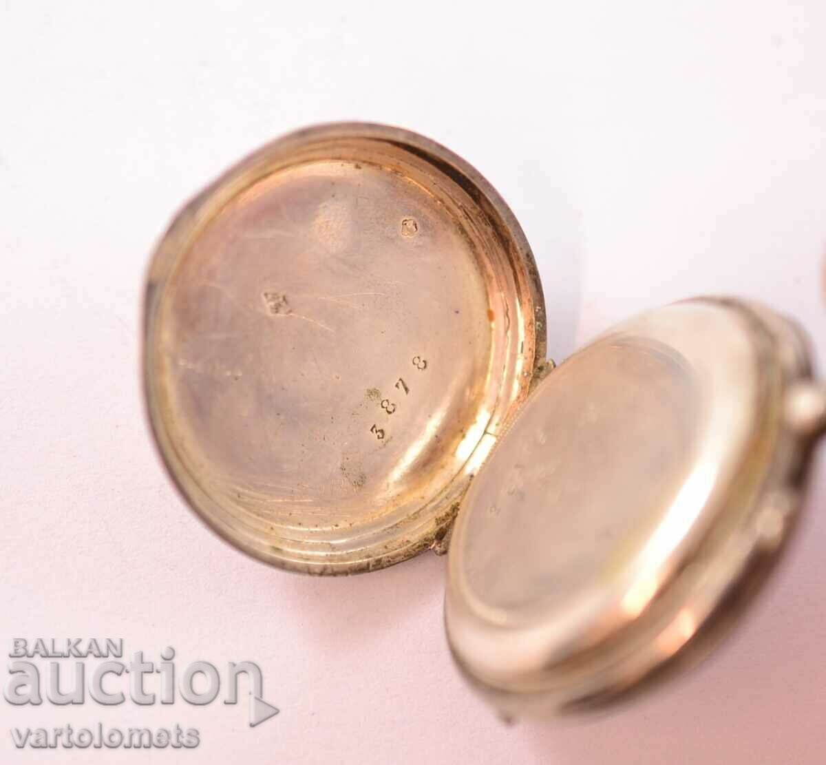 Auction Antique Silver Ladies Pocket Watch - Not Working Auction Antique Silver Ladies Pocket Watch - Not Working