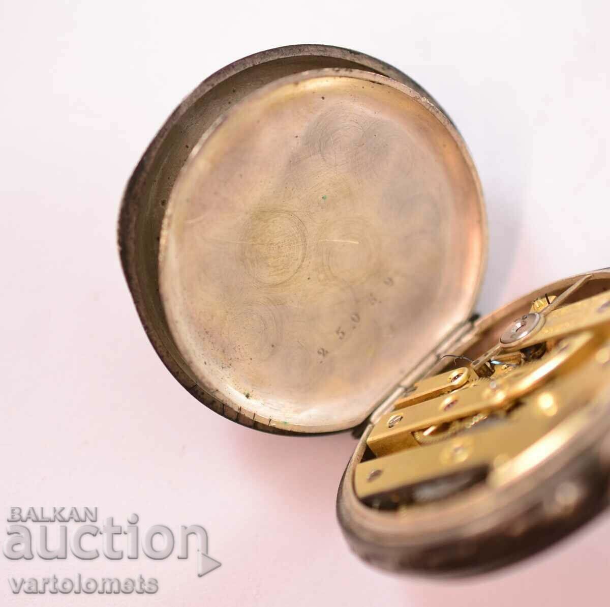 Antique Silver Pocket Watch - Not Working - 5 Antique Silver Pocket Watch - Not Working - 5