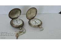 TURKISH POCKET WATCHES SILVER NOT WORKING