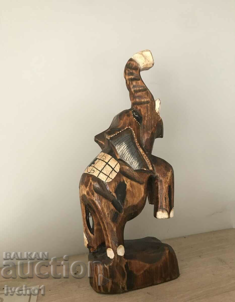 Wooden elephant