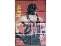 Poster from High Club magazine - Kane, wrestling