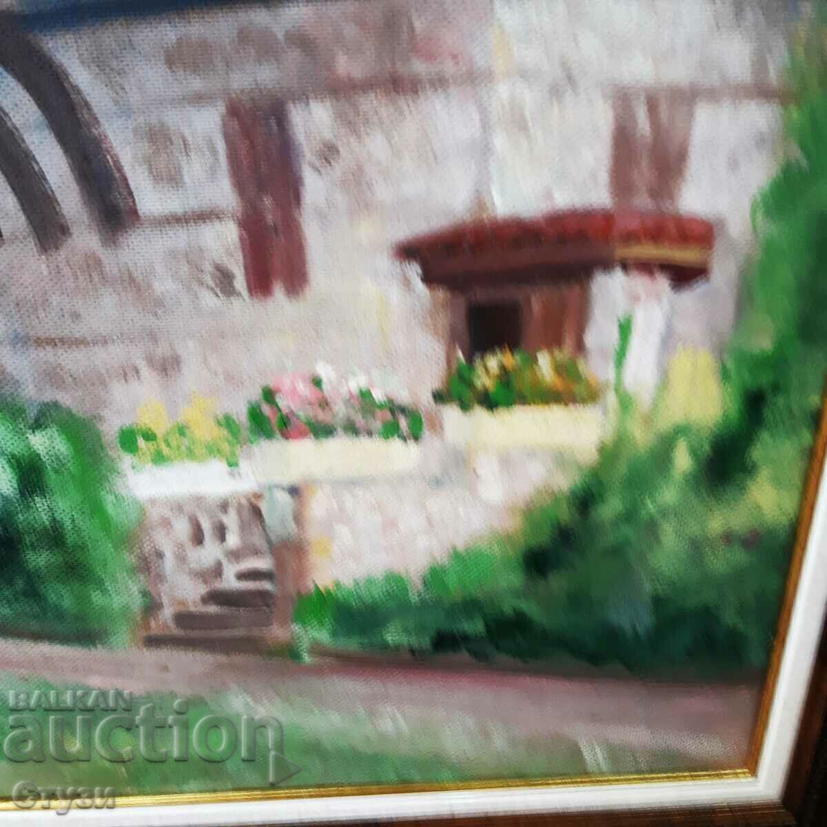 Pictură de Maria Nedkova (1925-2012), ulei, 50 x 67 cm - 6