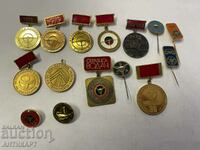 15 pieces of communist signs on a carrier and auto moto badges