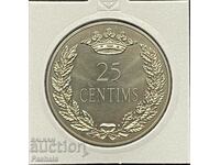 Andorra 25 de centi 1997