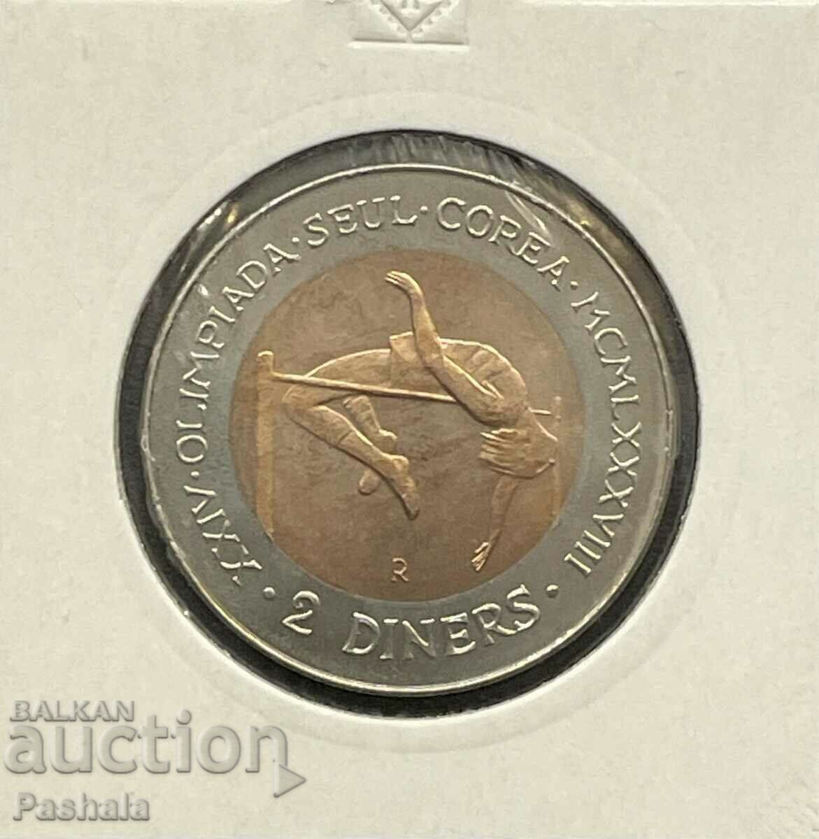 Andorra 2 Diners 1985 High Jump. Andorra 2 Diners 1985 High Jump.