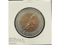 Андора 2 динера 1985 г. Ски.