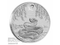 Silver Lunar Year of the Snake 2025 1/2 oz