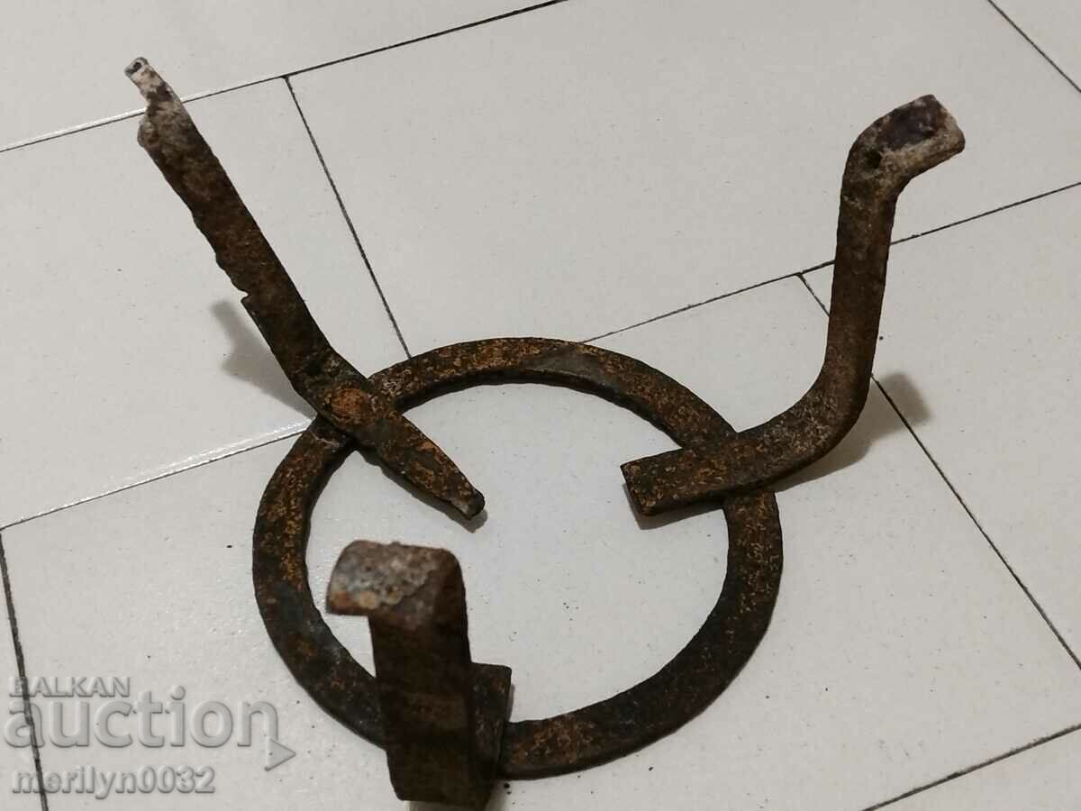 Παράδοση Αντίκα σφυρήλατο sajek εστία ψησταριά σφυρήλατο σίδερο πυροστιά