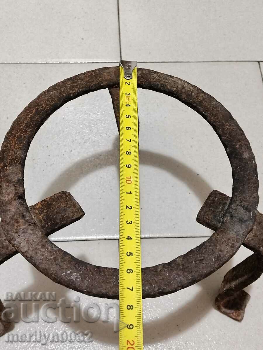 Αντίκα σφυρήλατο sajek εστία ψησταριά σφυρήλατο σίδερο πυροστιά - 5