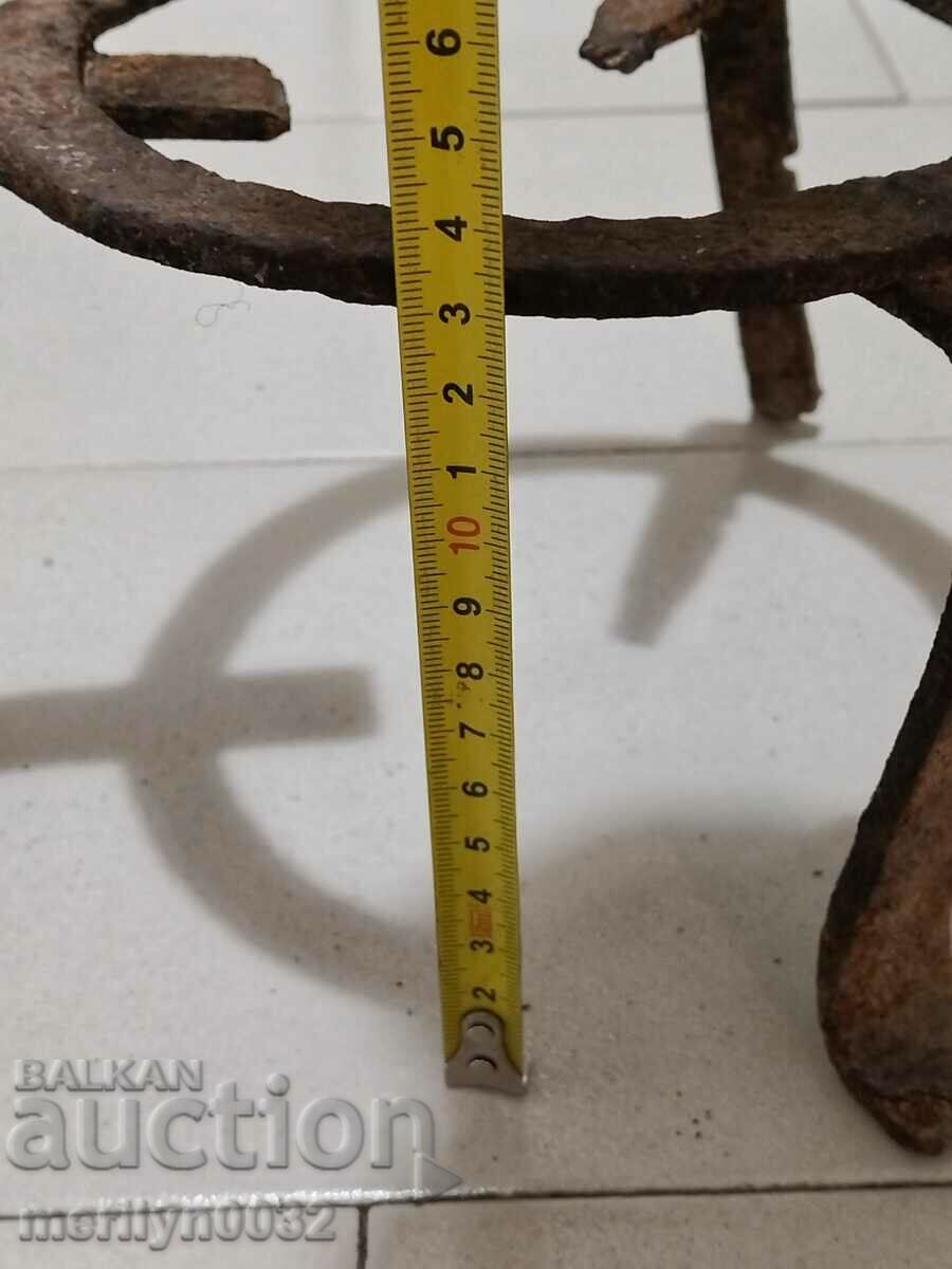 Αντίκα σφυρήλατο sajek εστία ψησταριά σφυρήλατο σίδερο πυροστιά - 6