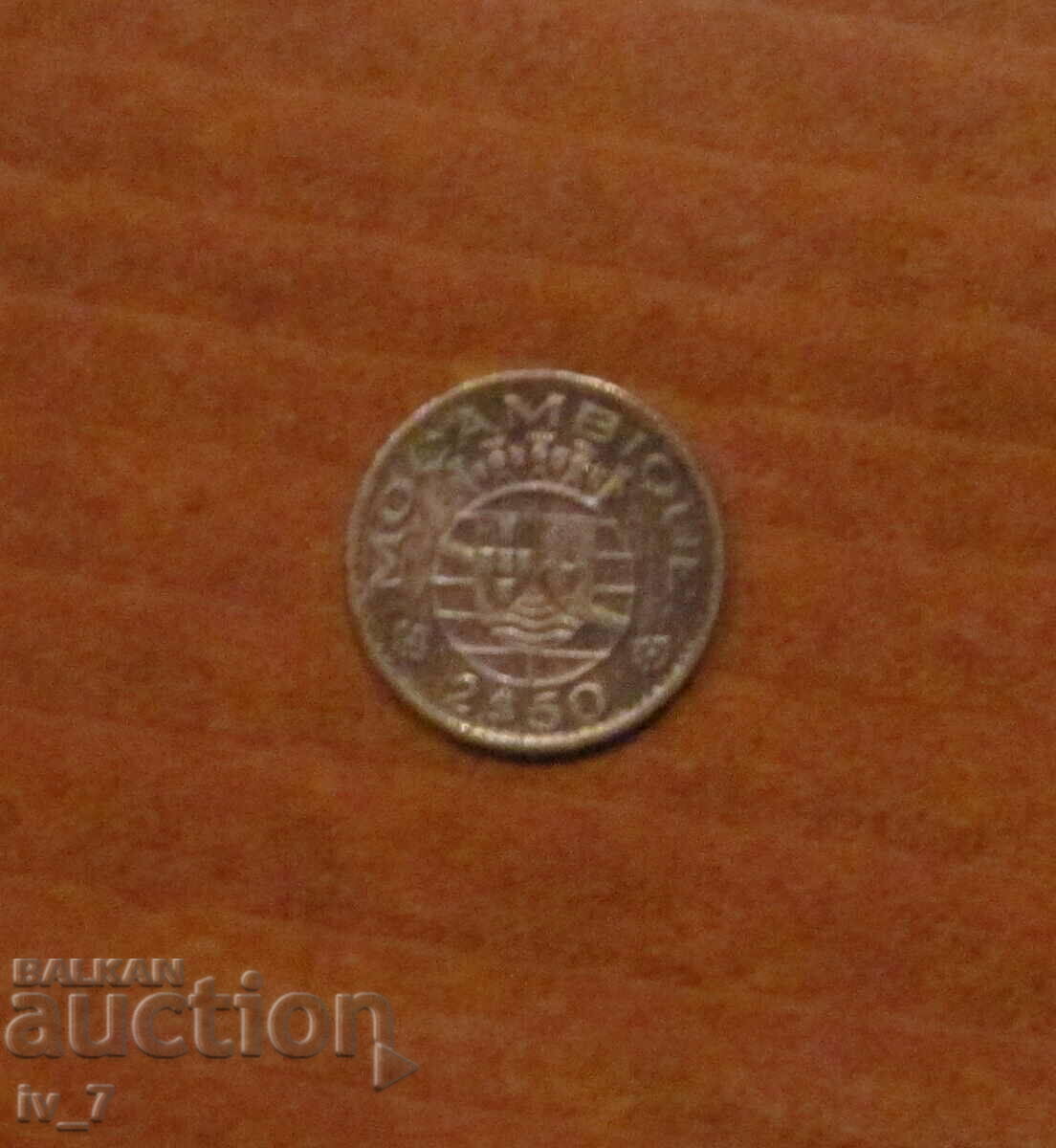 2.5 ESCUDOS 1973, Mozambique - Portuguese Colonial Empire with price 5.99 BGN | € 3.06 2.5 ESCUDOS 1973, Mozambique - Portuguese Colonial Empire with price 5.99 BGN | € 3.06