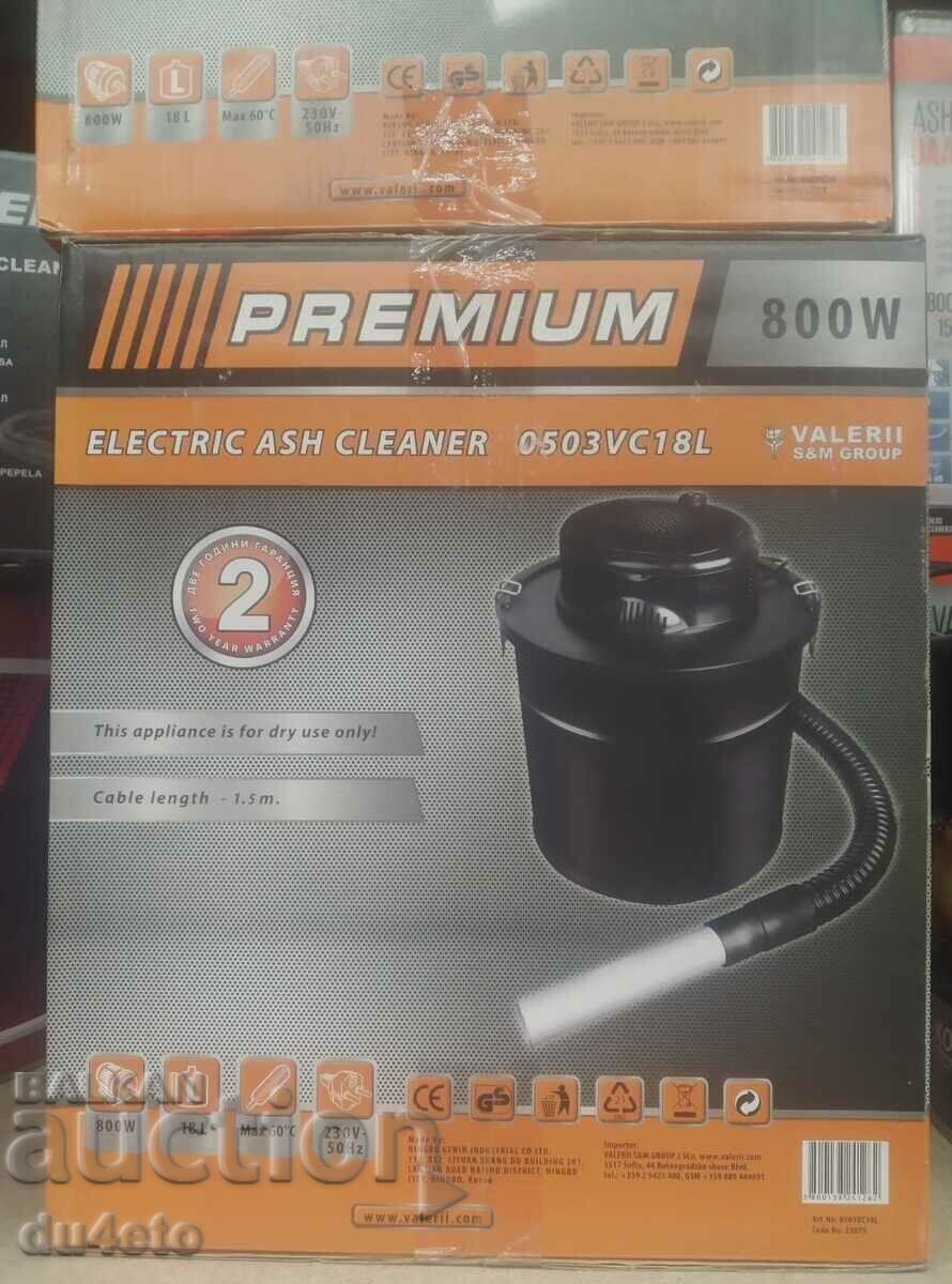 Ash vacuum cleaner Premium 0503VC18L 33079 - 800W - 5