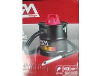 Ash vacuum cleaner for ashes, fireplaces, stoves, and coarse debris 18 L