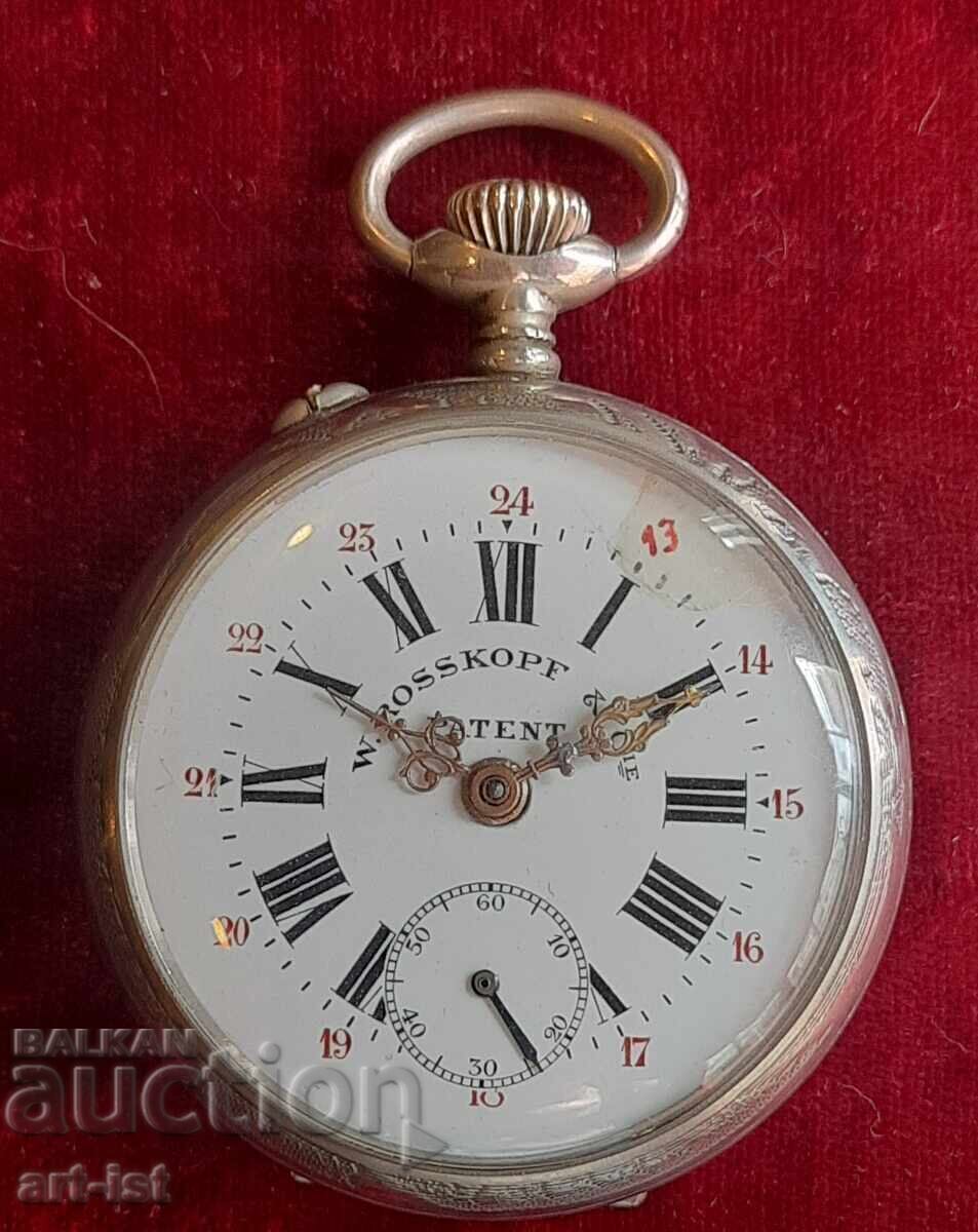 Antique Swiss Roskopf Pocket Watch Antique Swiss Roskopf Pocket Watch