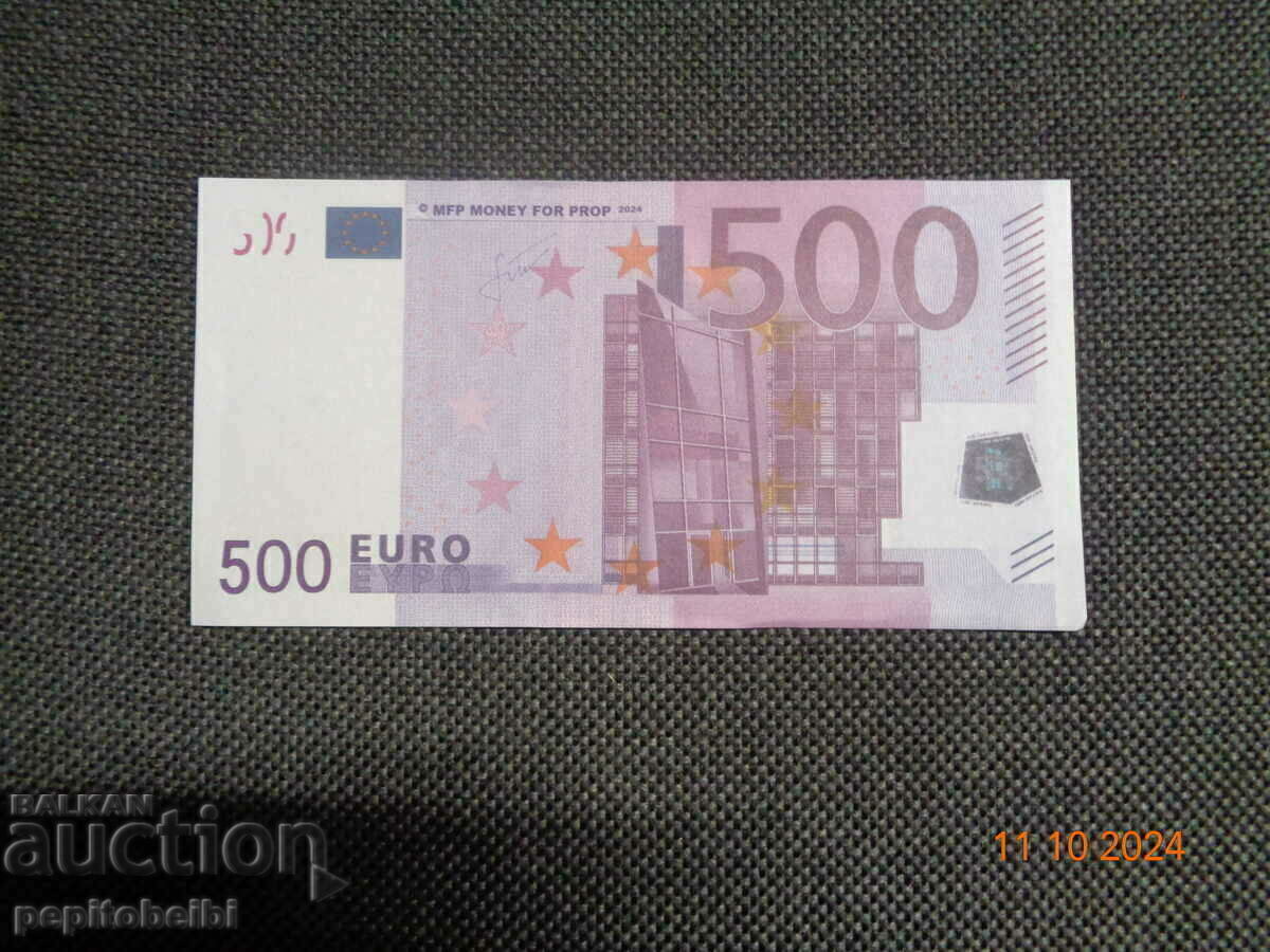 Auction  lot banknotes Europe - Euro - COPIES are