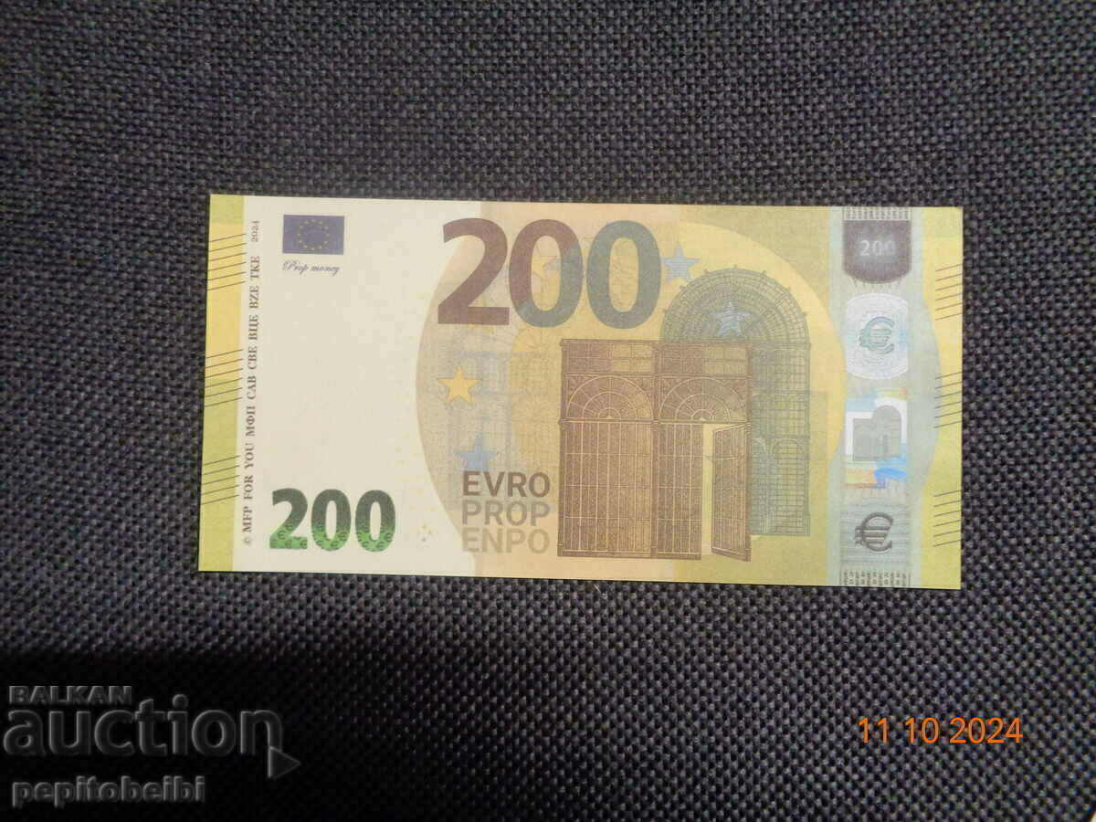Delivery of lot banknotes Europe - Euro - COPIES are