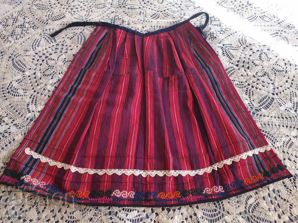 Authentic woven wool apron