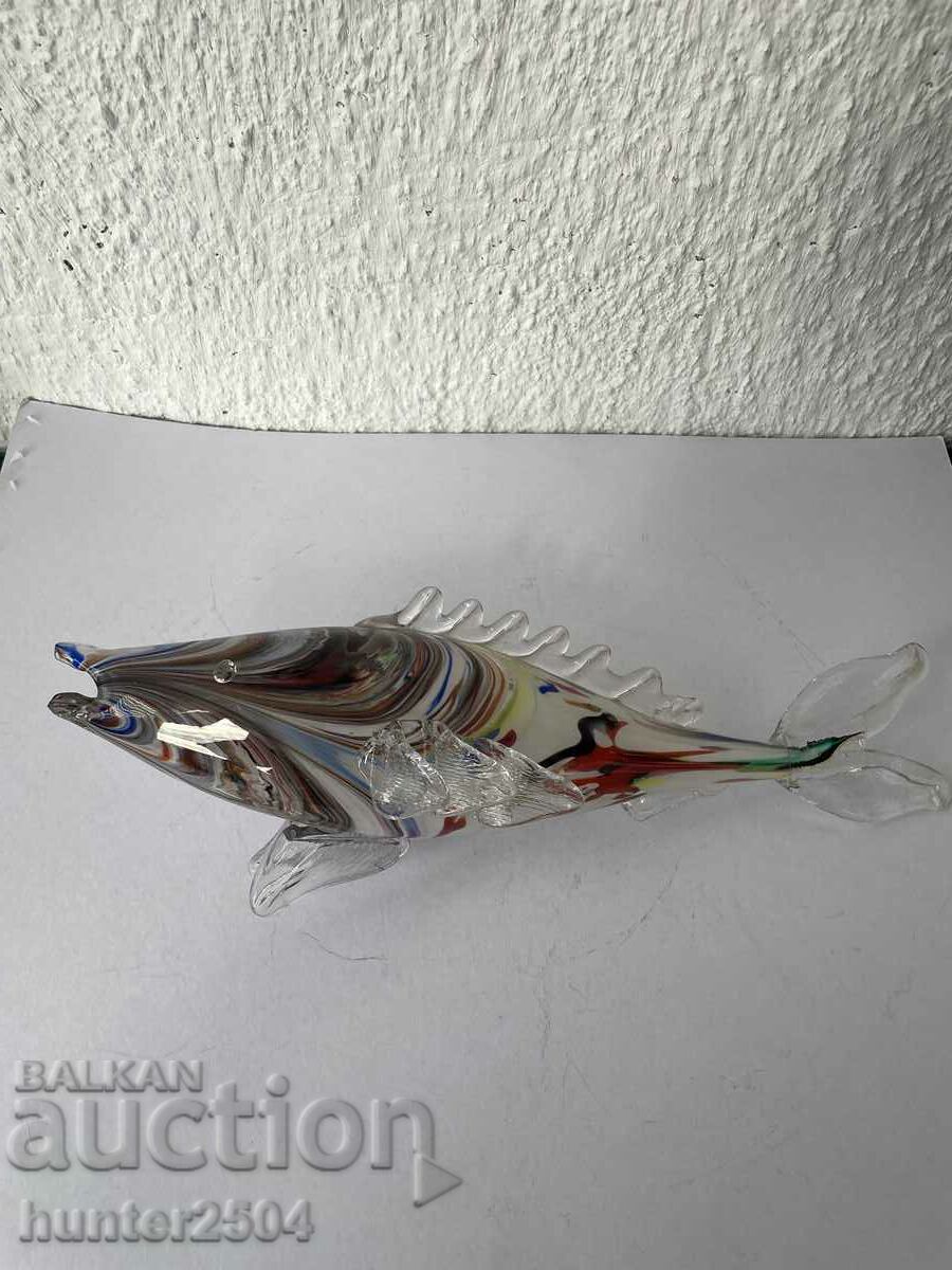 Auction Fish-38 cm, glass Auction Fish-38 cm, glass