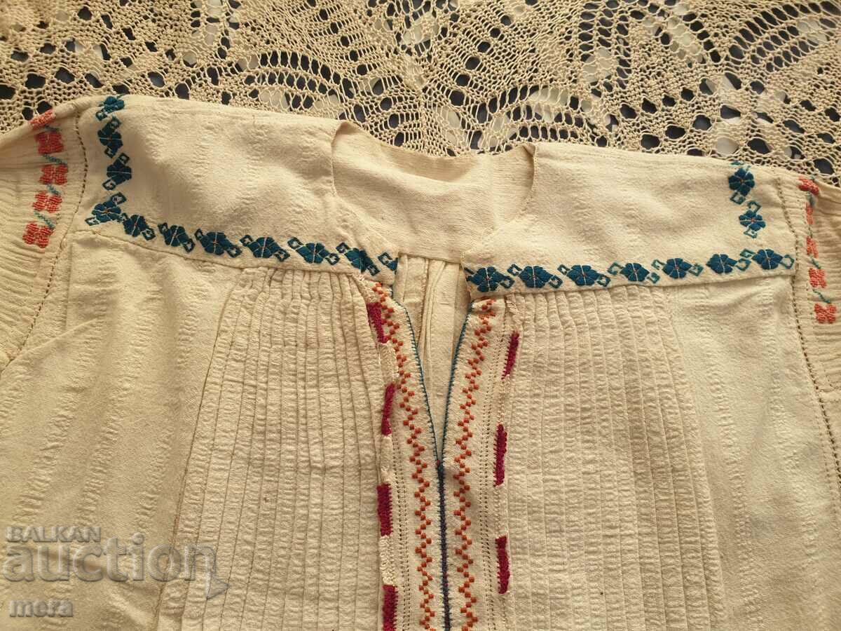 Auction Authentic short shirt from folk costume Auction Authentic short shirt from folk costume