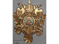 Jesus Christ wood carving icon painting icon