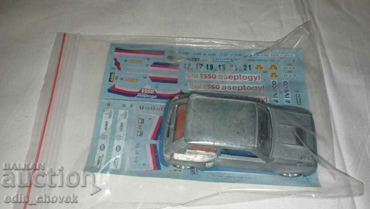 1/43 Old French solido Renault 5 Turbo car, unpainted