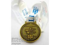 "White Nights" international marathon in St. Petersburg-Medal