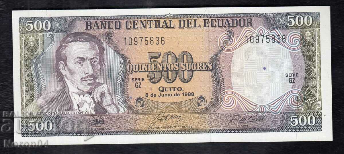 500 Sucre 1988, Ecuador