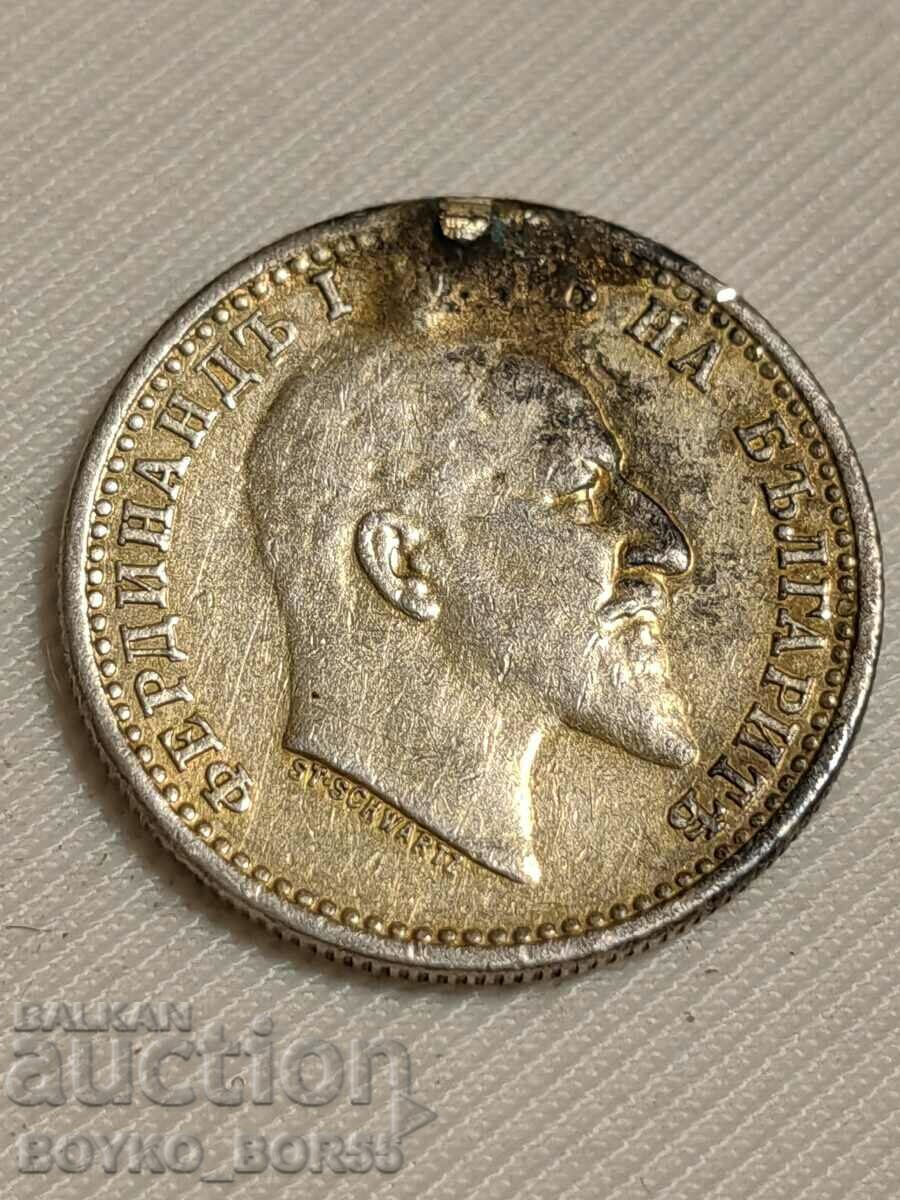 Българска Сребърна Монета 50 стотинки 1910 г с цена 18.00 лв. | € 9.20 Българска Сребърна Монета 50 стотинки 1910 г с цена 18.00 лв. | € 9.20