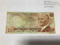 Turcia 20 lire 1983 R.187b