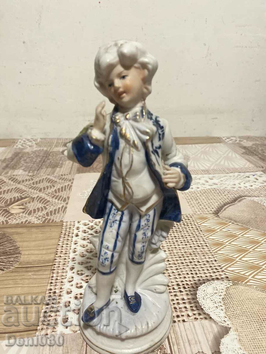 Old biscuit porcelain figure