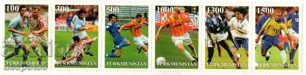 1997 Turkmenistan. World Cup in football. ILLEGAL STAMP.