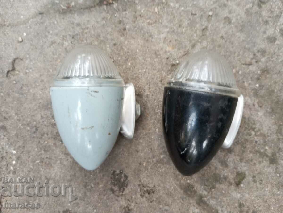 Old German bicycle headlights