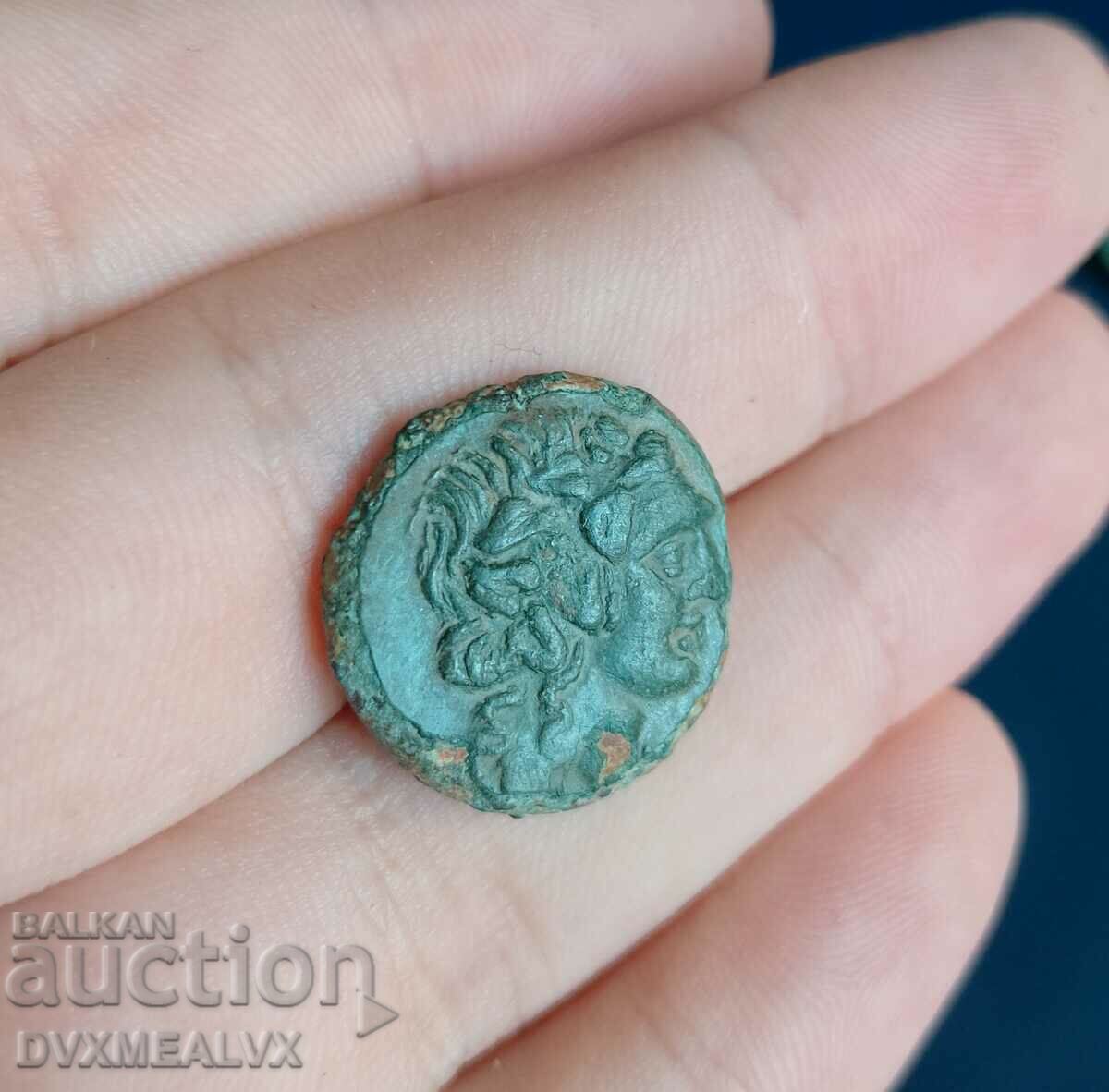 Nr. 2 Moneda de bronz a lui Amisos, Pontos - secolele III-II î.Hr.