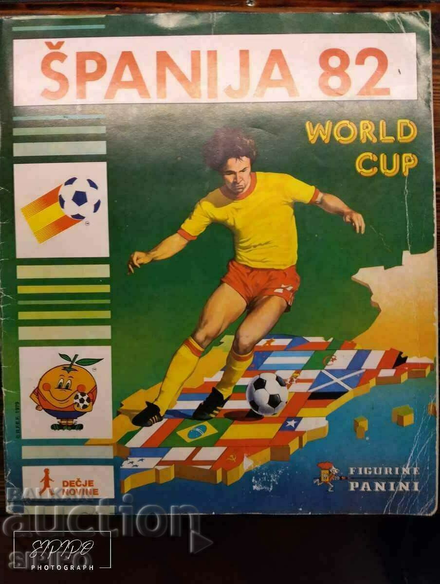 Campionatul Mondial Spania 82 Album /427 autocolante/