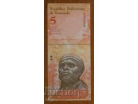 5 BOLIVARA 2011, VENEZUELA - UNC