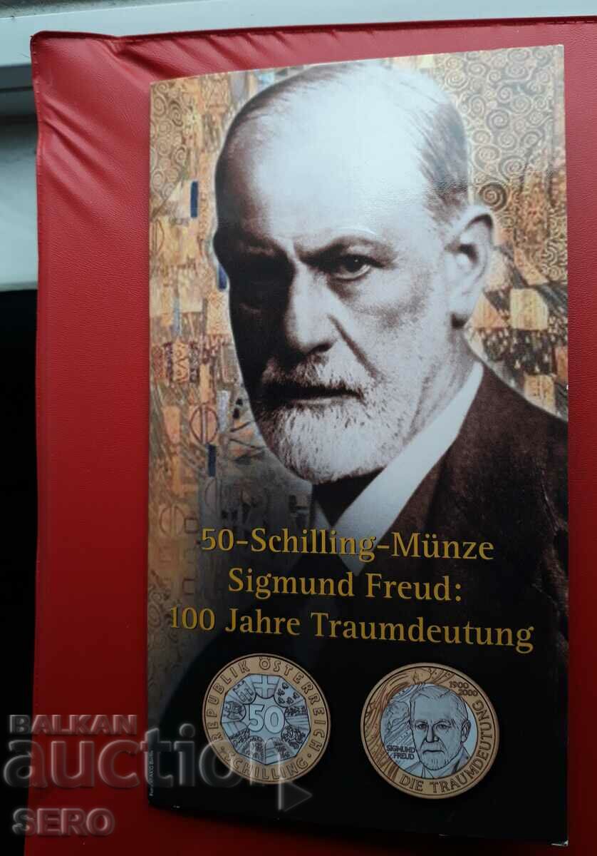 Austria-50 Shillings 2000-Sigmund Freud