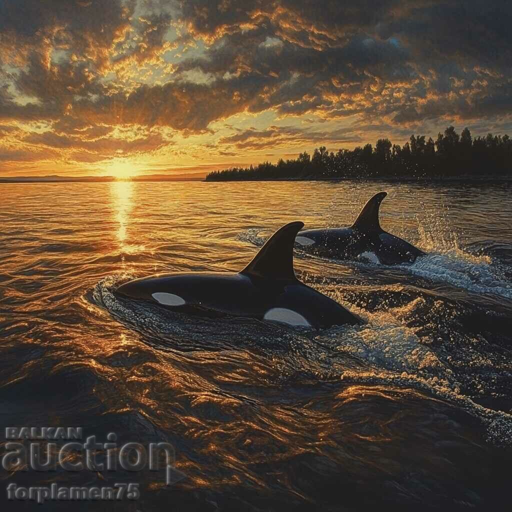 Orcas. Image ® Studio Perfect Image Ltd.