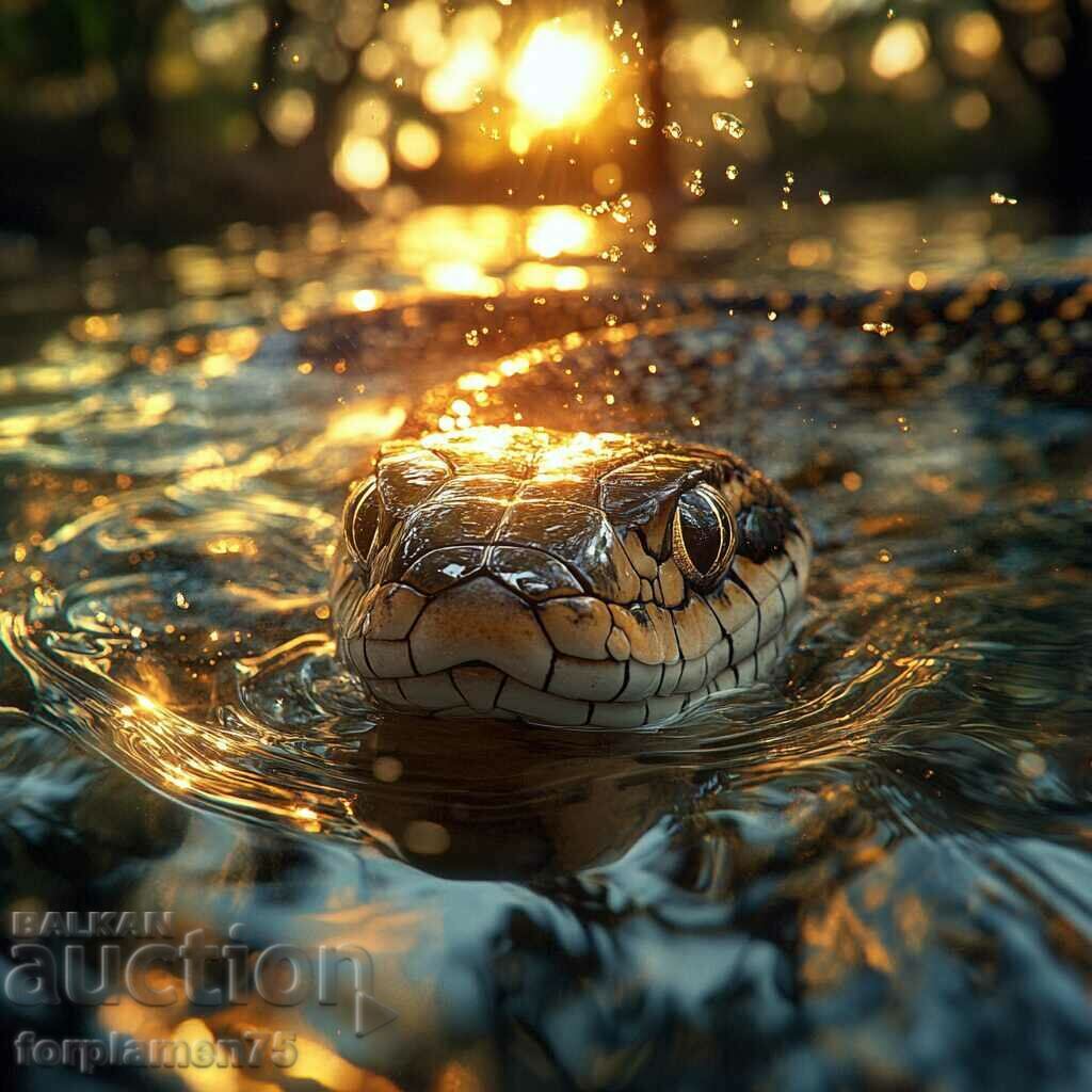 Water Snake. Image ® Studio Perfect Image Ltd.