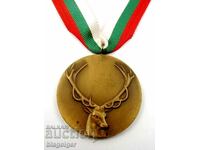 Hunting Medal-Trophy Medal-Trophy Red Deer-Soc Era