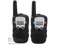 Promo! Walkie talkie with a long range of 3km - built-in flashlight