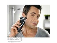 Electric shaver with back trimmer