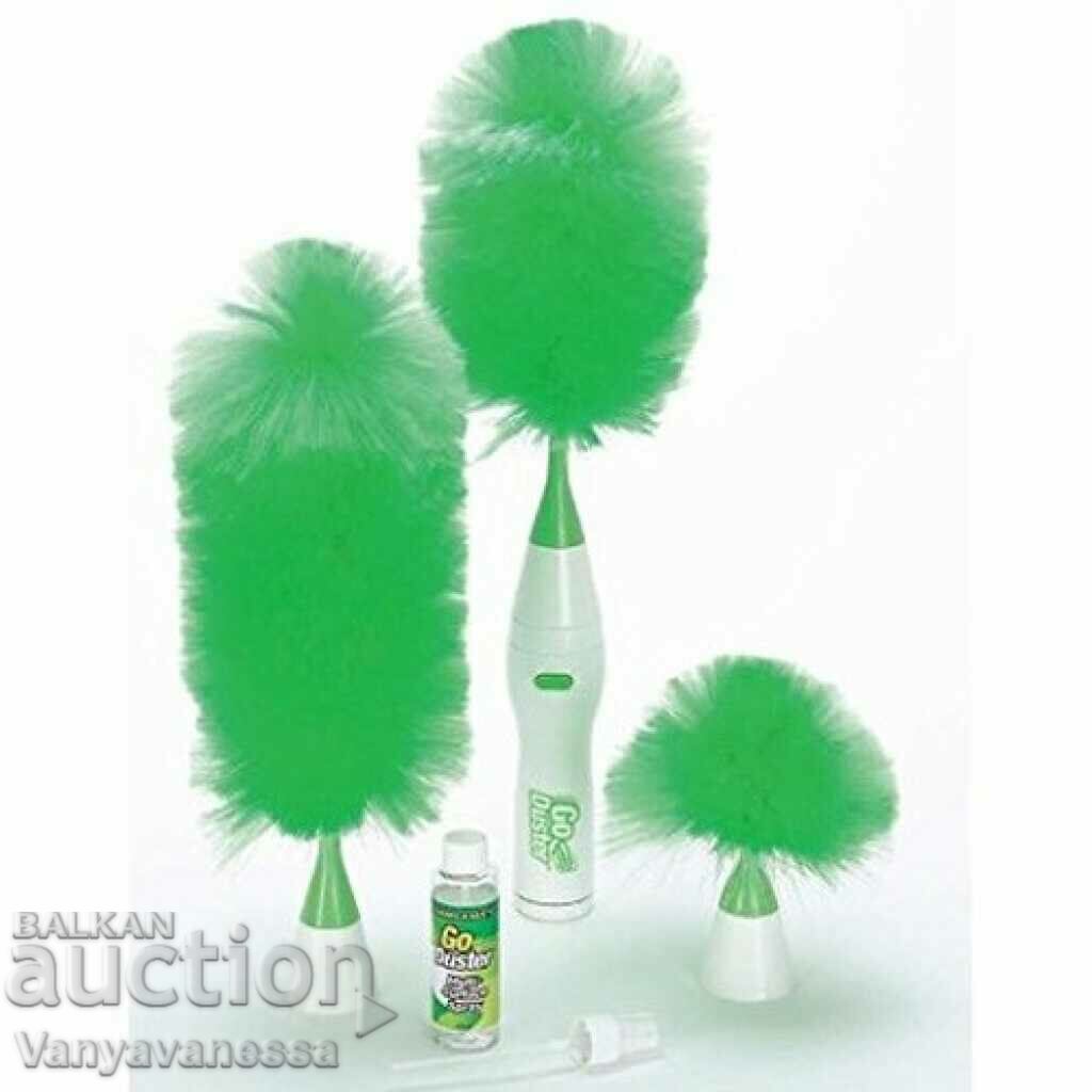 Dust brush - Duster with 3 interchangeable attachments