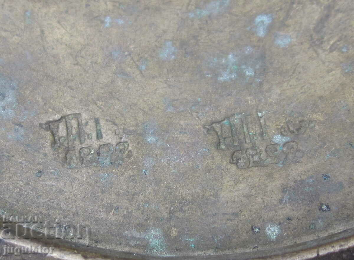 1 kg. Kingdom of Bulgaria bronze scale weight 1892 - 5