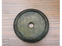 1 kg. Kingdom of Bulgaria bronze scale weight 1892