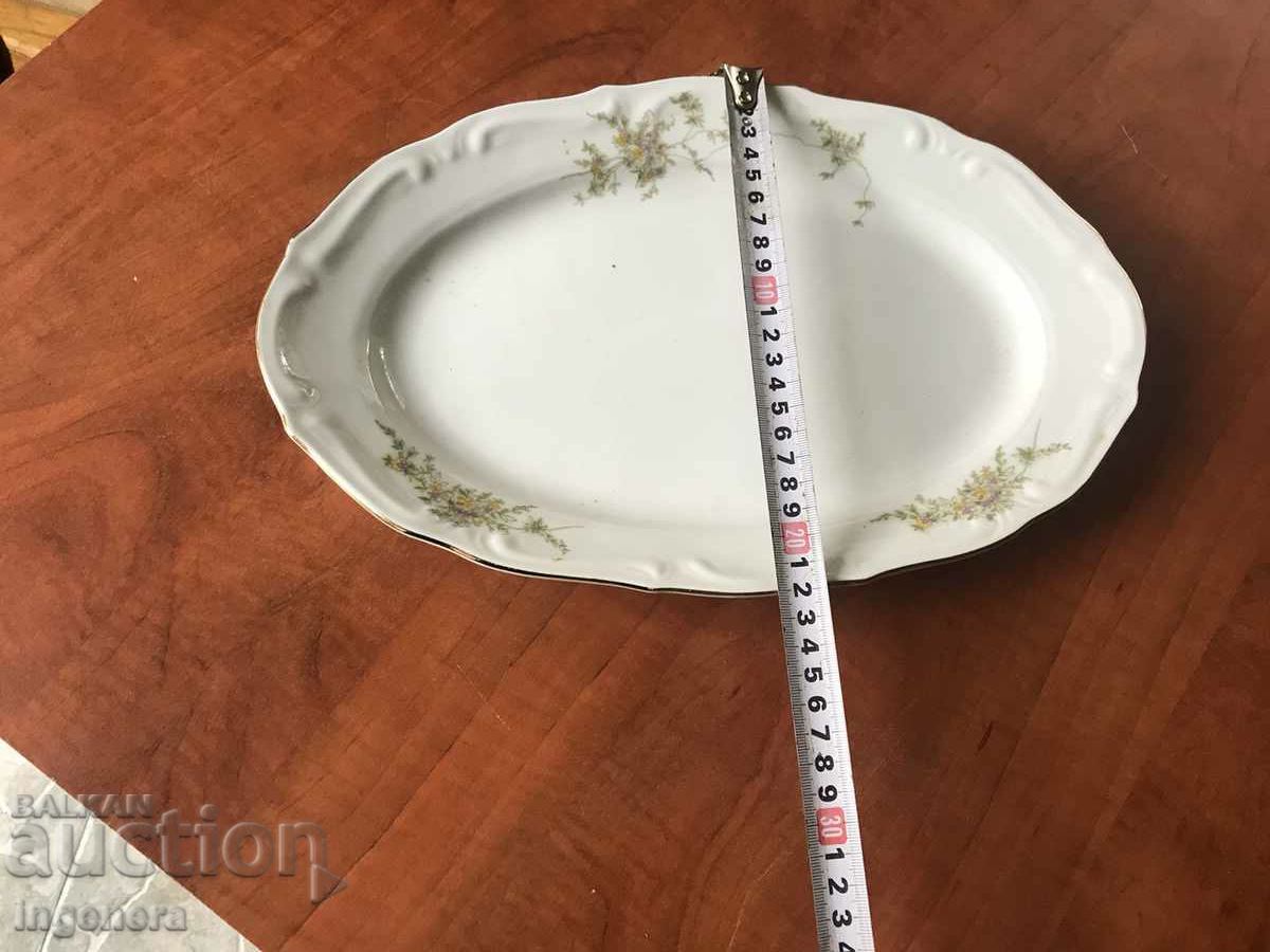 PORCELAIN PLATEAU TRAY BULGARIA - 5 PORCELAIN PLATEAU TRAY BULGARIA - 5